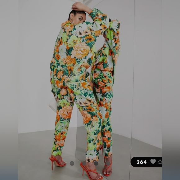 ASOS EDITION tapered floral pants - Picture 3 of 10